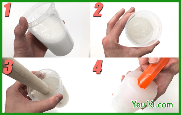 Các bước làm âm đạo giả bằng bột ngô