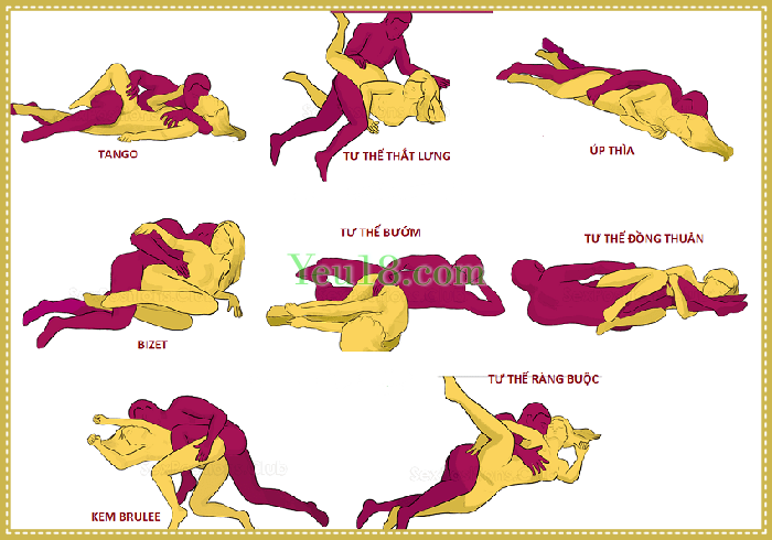 Nếu như chàng biết hết các tư thế như thế này thì khẳng định chàng rất chuyên nghiệp đó